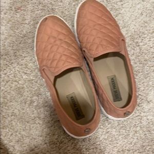 Pink Steve Madden slip on shoes